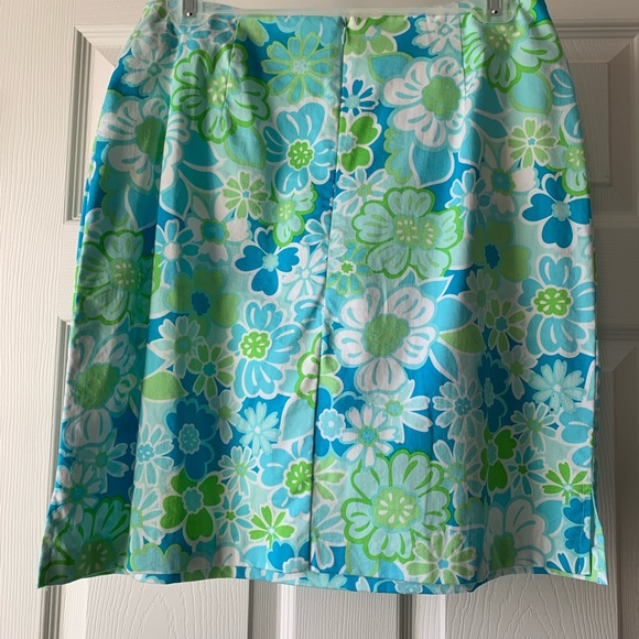 Dress barn neon floral skirt size 6 - Picture 2 of 4